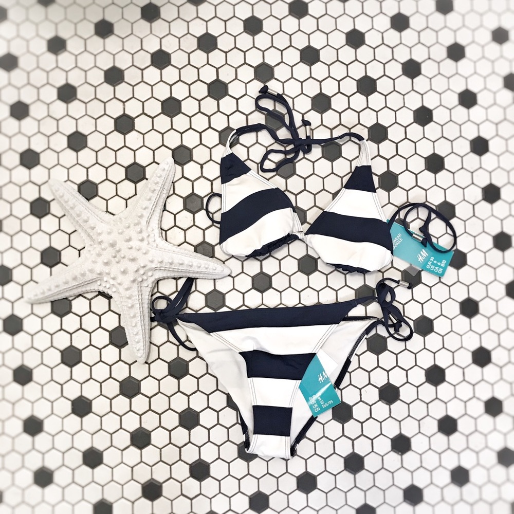 Nautical Striped Bikini